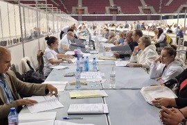 Местни избори 2023 - бюлетини - преброяване - Арена София