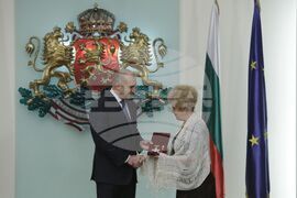 Румен Радев - културни дейци - отличия - връчване