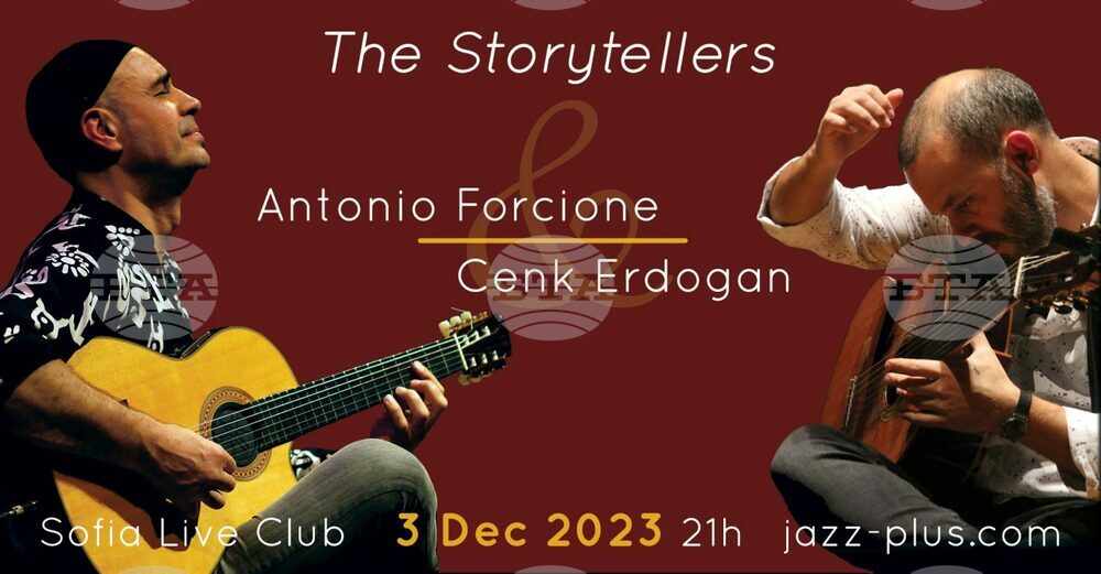 Guitarists Cenk Erdogan and Antonio Forcione to Play in Sofia