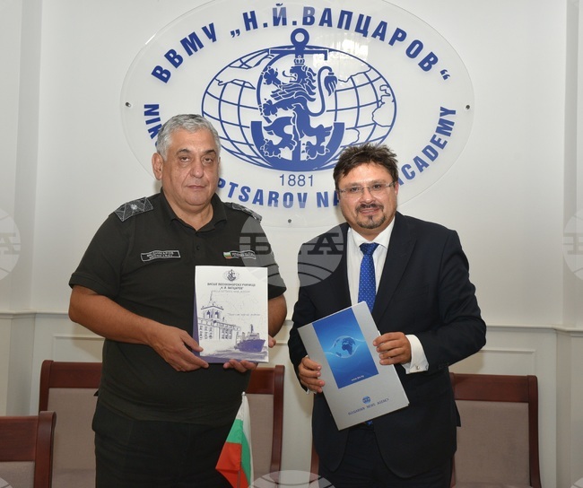Варна - БТА - ВВМУ "Никола Й. Вапцаров" - договор за партньорство