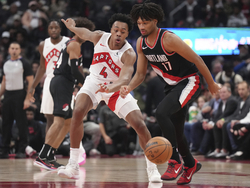 Trail Blazers Raptors Basketball