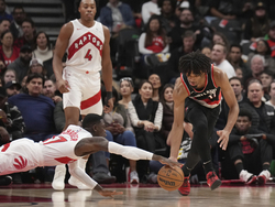 Trail Blazers Raptors Basketball