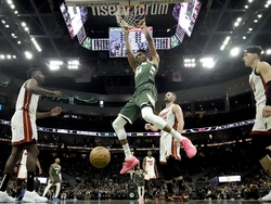 APTOPIX Heat Bucks Basketball