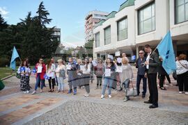 Бургас - културни дейци - протест