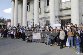 Русе - културни институции - протест