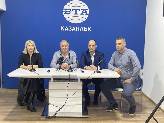 Пресконференция на д-р Иван Колев, независим кандидат за кмет на община Казанлък, издигнат от БСП