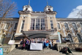 Габрово - културни дейци - протест