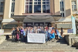 Габрово - културни дейци - протест