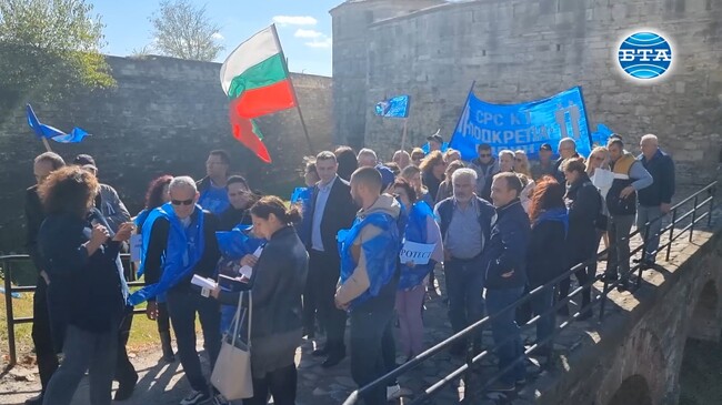 Работещите в областта на културата във Видин се включиха в националния протест „Да подкрепим българската култура“