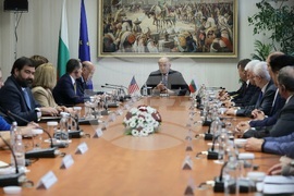 Президент - американска бизнес делегация - среща