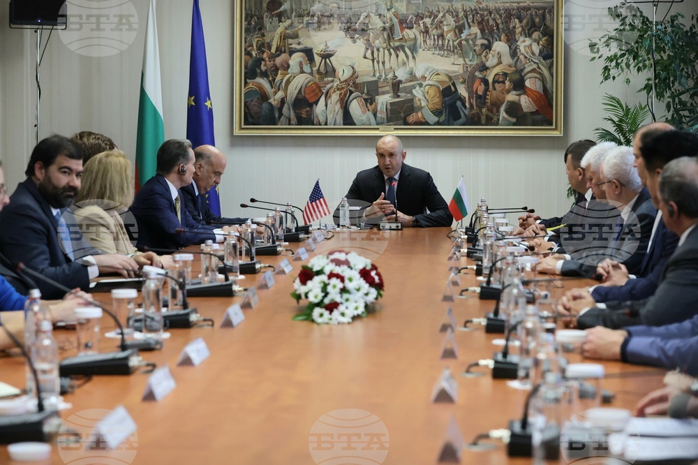 Президент - американска бизнес делегация - среща