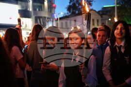 Бургас - Ден на народните будители - факелно шествие