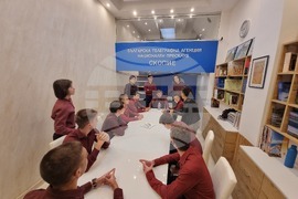 Северна Македония - Национален пресклуб на БТА-Скопие - Ден на народните будители - хоров състав към НГДЕК