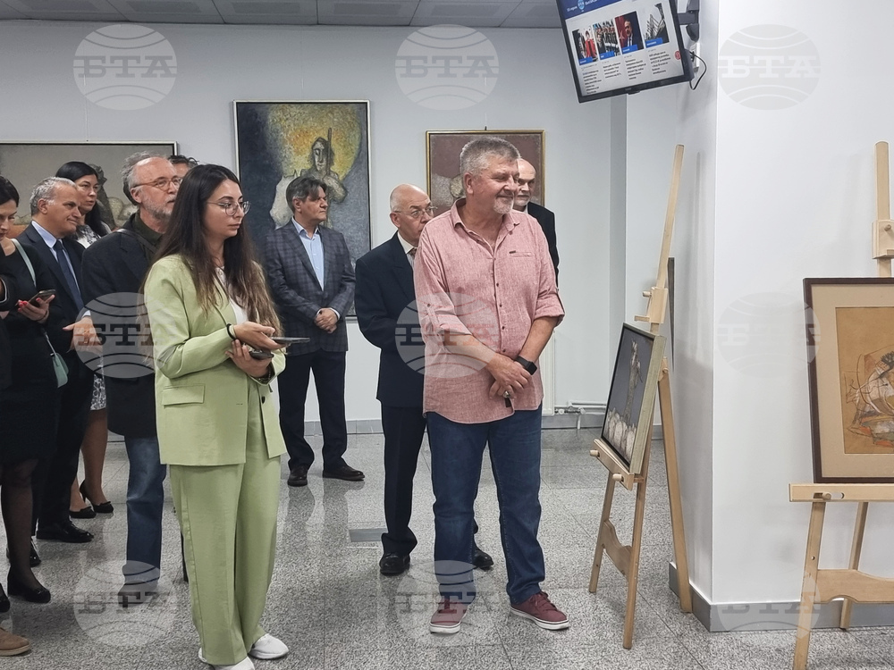 Yasar Ali Gunes, Ivan Milushev Open Exhibition at BTA Press Club in Ankara