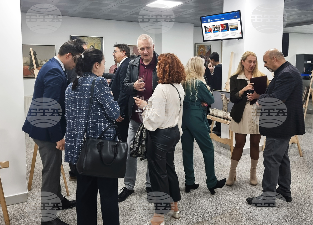 Yasar Ali Gunes, Ivan Milushev Open Exhibition at BTA Press Club in Ankara