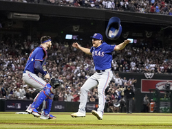APTOPIX World Series Rangers Diamondbacks Baseball