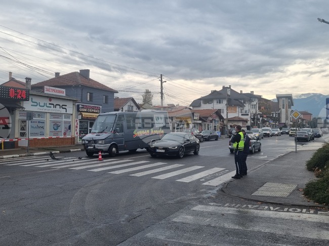 Самоков - пътен инцидент - пешеходна пътека