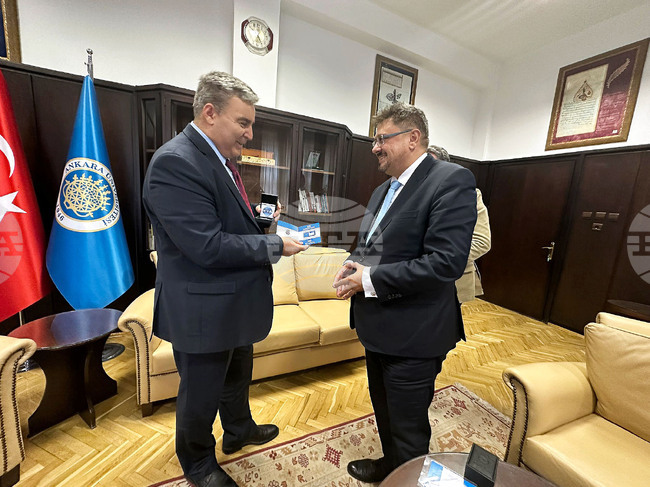 Турция - Кирил Вълчев - Анкарски университет - посещение