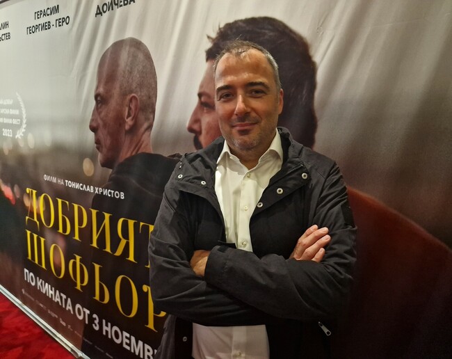 Тонислав Христов пред БТА: В игралното кино има много удоволствие, но има и много мъка