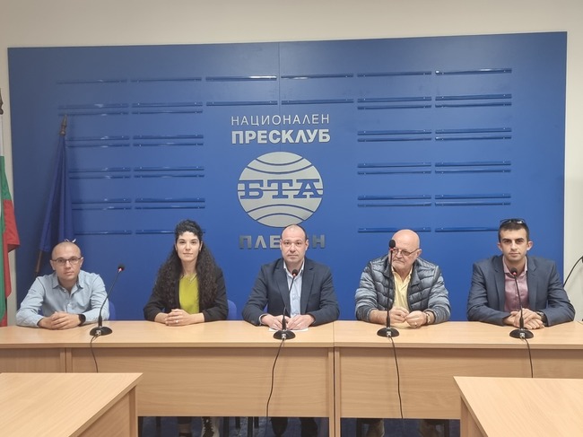Пресконференция на партия "Партия Консервативна България" в Плевен