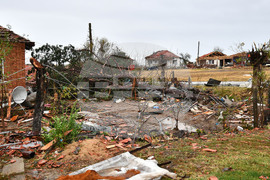 Село Лъвино - ураганен вятър - поражения