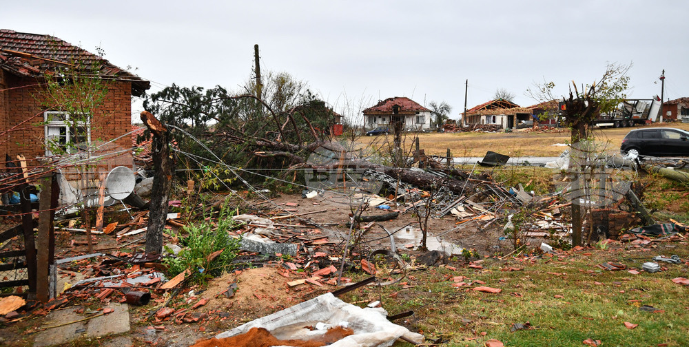 Село Лъвино - ураганен вятър - поражения