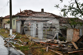 Село Лъвино - ураганен вятър - поражения