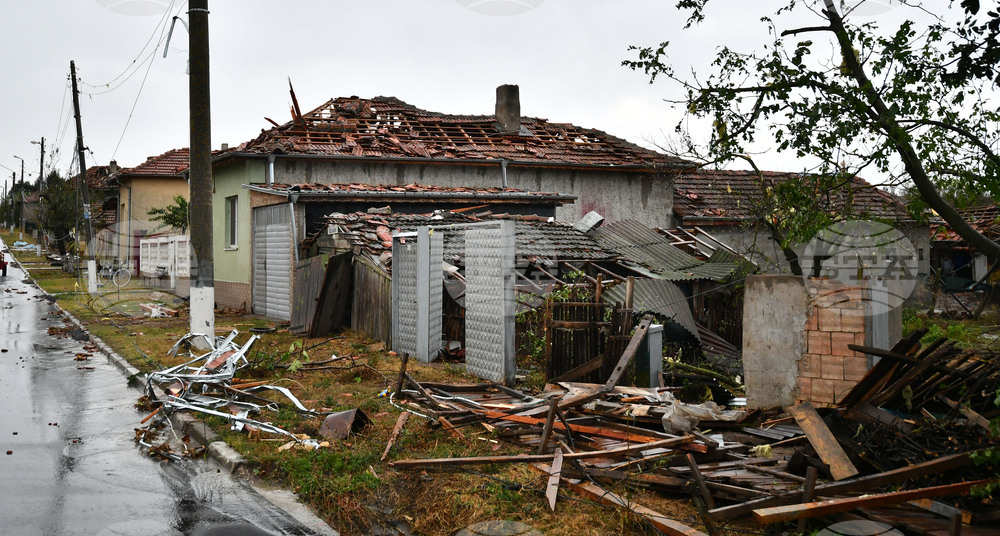 Село Лъвино - ураганен вятър - поражения