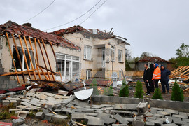Село Лъвино - ураганен вятър - поражения