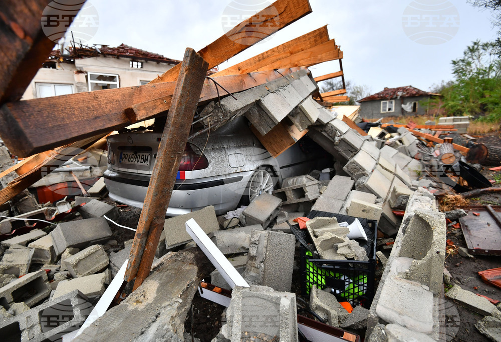 Село Лъвино - ураганен вятър - поражения