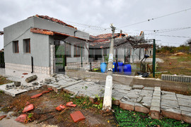 Село Лъвино - ураганен вятър - поражения