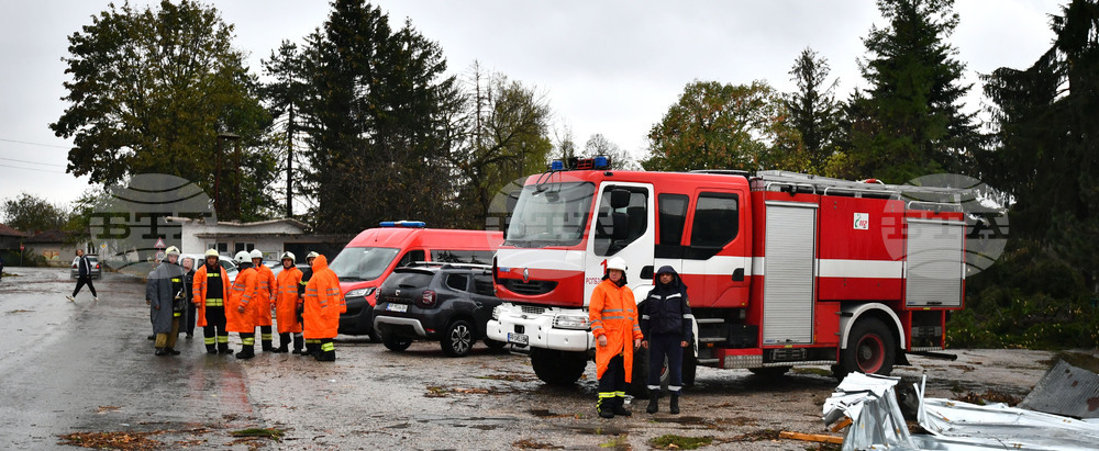 Село Лъвино - ураганен вятър - поражения
