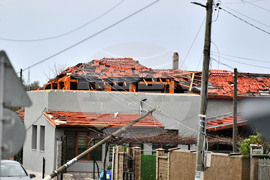 Село Лъвино - ураганен вятър - поражения