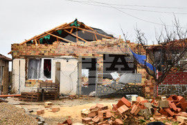 Село Лъвино - ураганен вятър - поражения