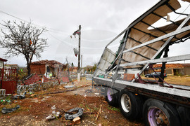 Село Лъвино - ураганен вятър - поражения