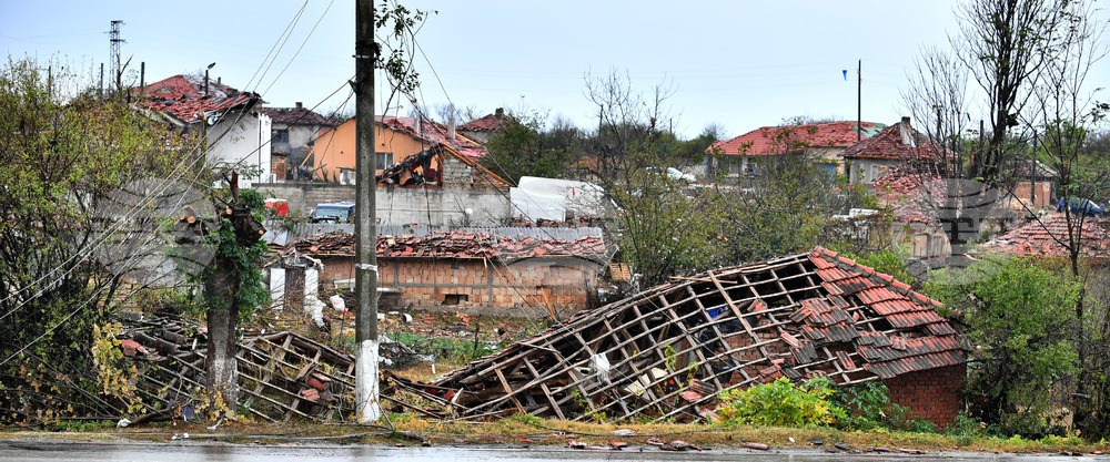 Село Лъвино - ураганен вятър - поражения