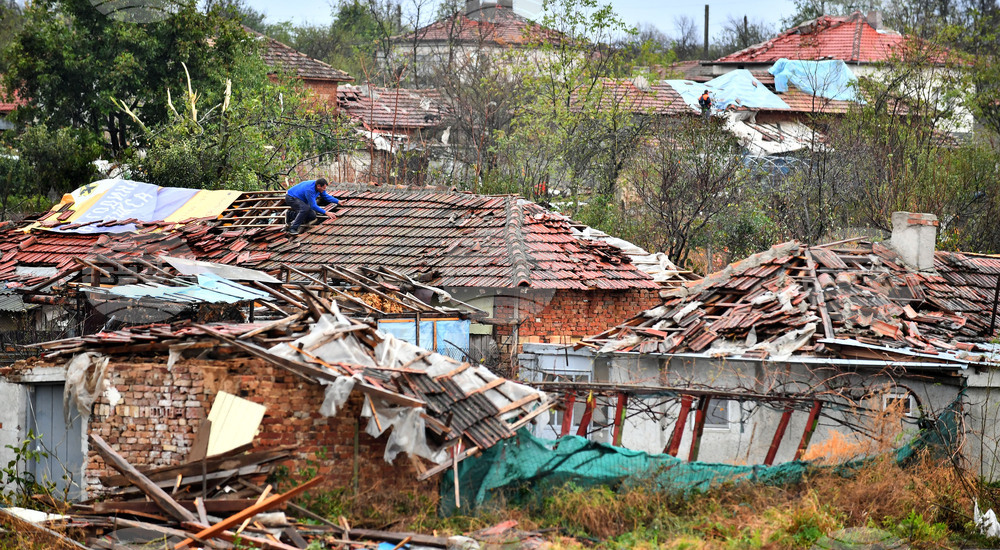 Село Лъвино - ураганен вятър - поражения