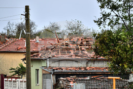 Село Лъвино - ураганен вятър - поражения