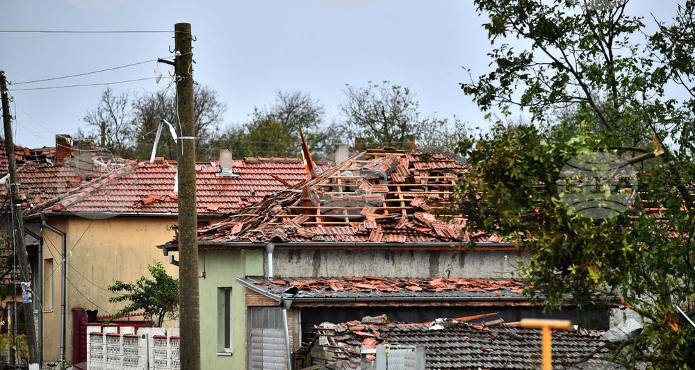 Село Лъвино - ураганен вятър - поражения