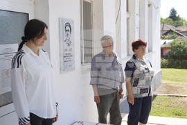 Село Куделин - паметна плоча на Апостола - откриване