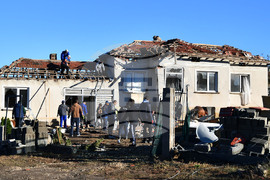 Село Лъвино - бедствено положение - доброволци