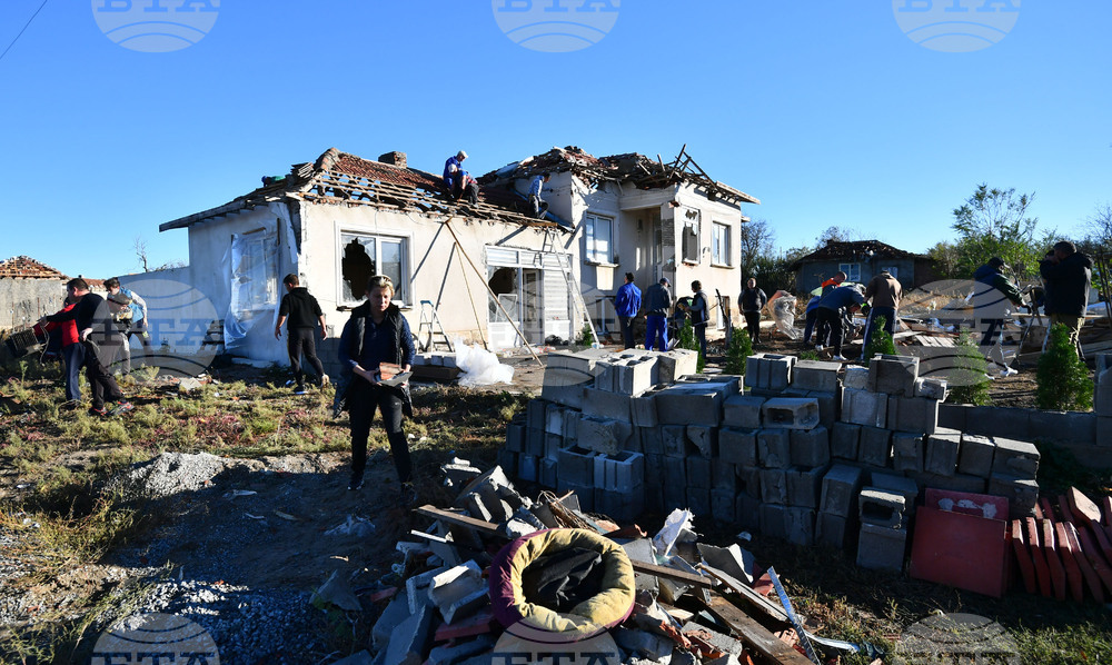 Село Лъвино - бедствено положение - доброволци