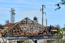 Село Лъвино - бедствено положение - доброволци