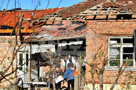 Село Лъвино - бедствено положение - доброволци