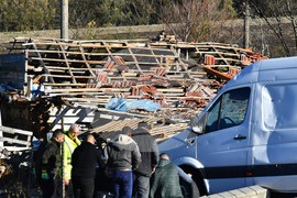 Село Лъвино - бедствено положение - доброволци