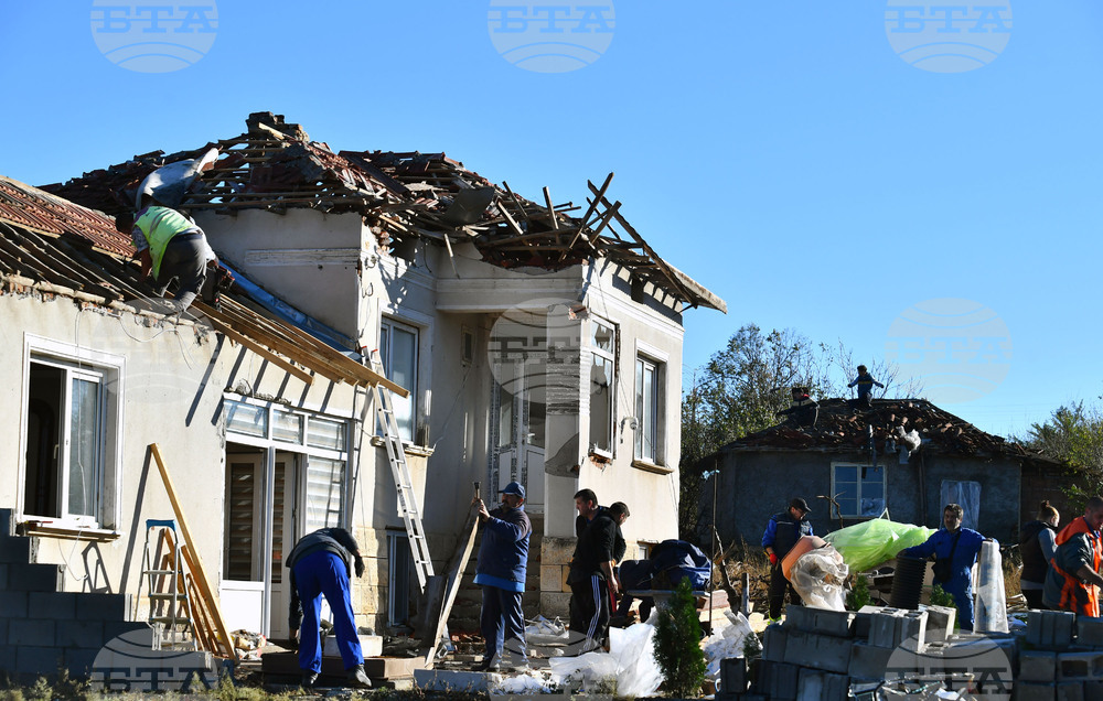 Село Лъвино - бедствено положение - доброволци