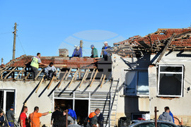 Село Лъвино - бедствено положение - доброволци