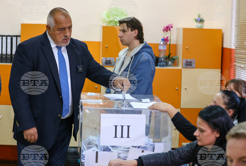 Бойко Борисов - гласуване - местни избори 2023 - втори тур