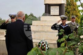 Румъния - България - военно гробище - панихида