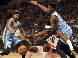 Grizzlies Trail Blazers Basketball